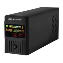Zasilacz awaryjny UPS Qoltec 600VA | 360W | LCD | USB 