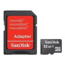 Karta pamięci MicroSDHC SanDisk 32GB + adapter SD