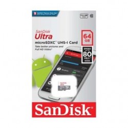 Karta pamięci MicroSDXC SanDisk ULTRA ANDROID 64GB 80MB/s Class 10 UHS-I