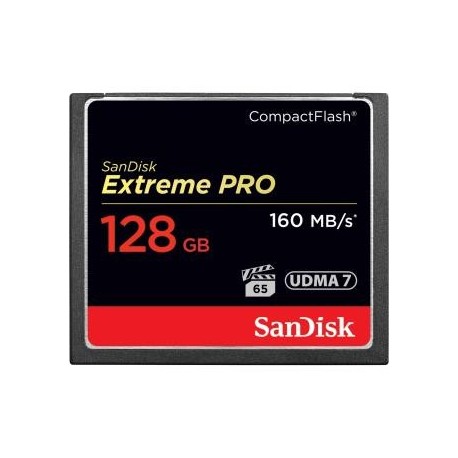 Karta pamięci Compactflash SanDisk Extreme PRO 128GB 160/150 MB/s