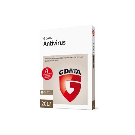 G DATA Antivirus BOX 1PC 1 ROK 2017
