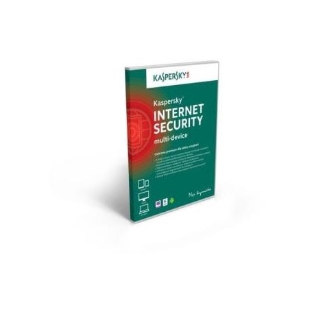 Licencja BOX Kaspersky Internet Security - multi-device 2 stanowiska 1 rok - promocja przy zakupie z komputerem lub notebookiem 