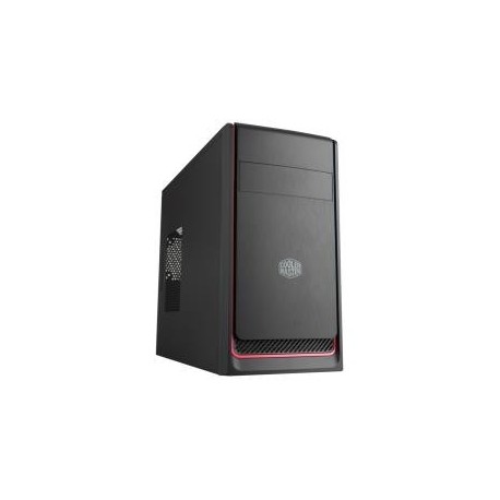 Obudowa Cooler Master MasterBox E300L Mini Tower bez zasilacza USB 3.0 czarno-czerwona